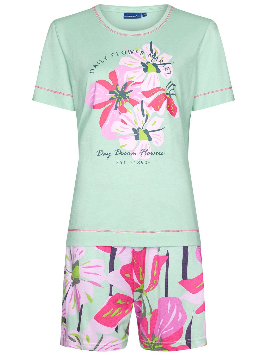 Pyjama's groen Pastunette