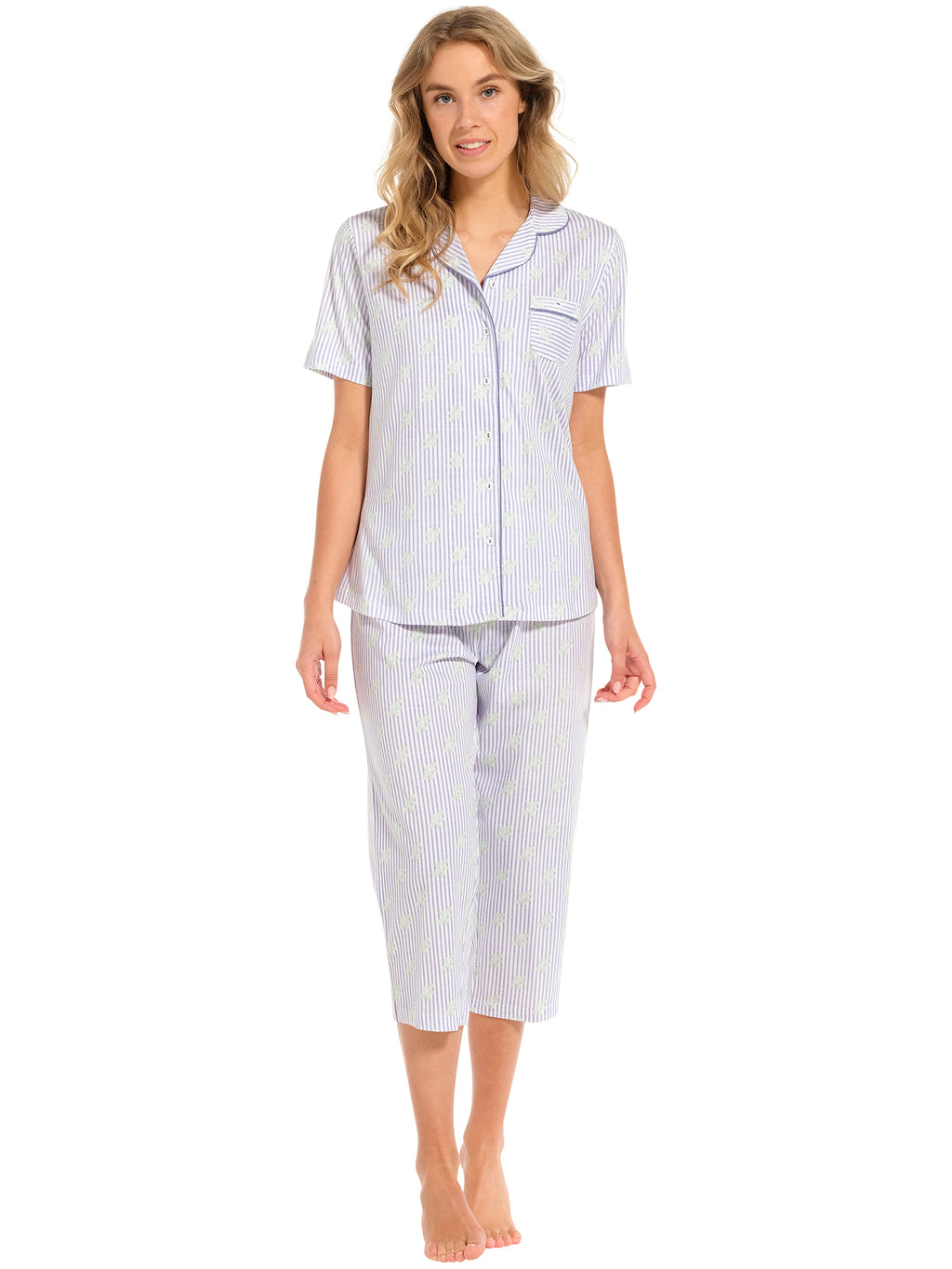 Pyjama's blauw Pastunette