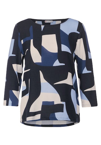 T-shirts korte mouw blauw Street One