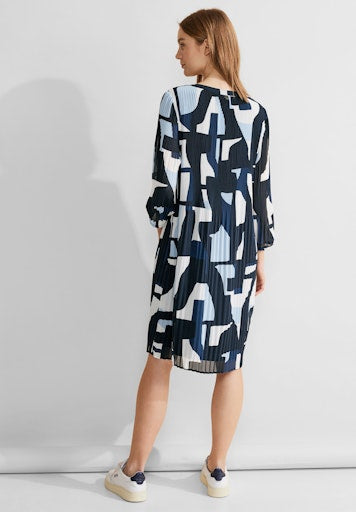 Jurken lange mouw blauw Street One