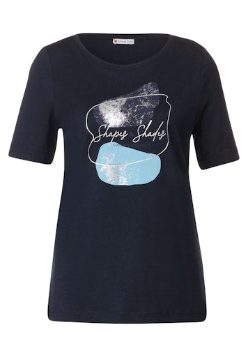 T-shirts korte mouw blauw Street One