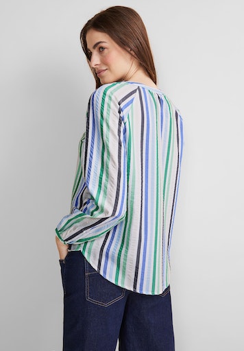 Blouses lange mouw groen Street One