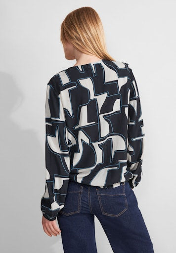 Blouses lange mouw navy Street One