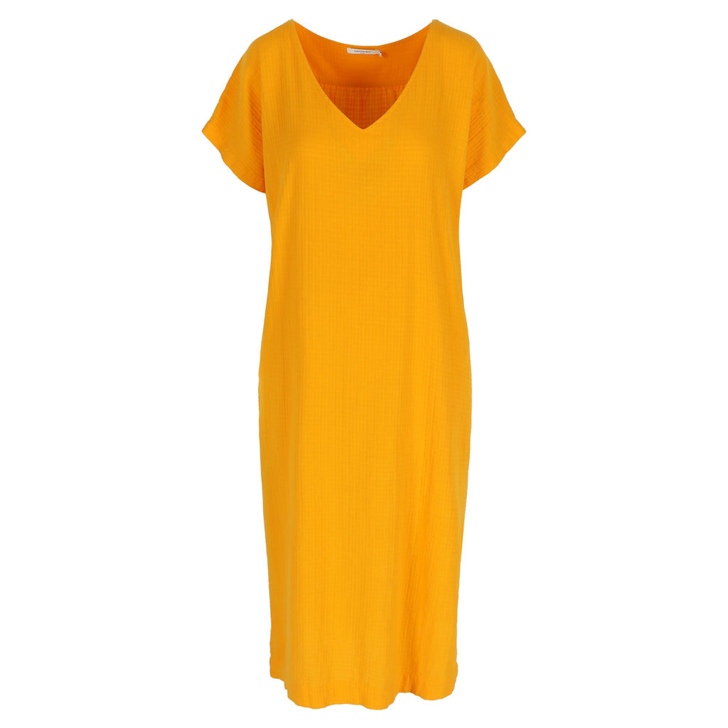 Jurken korte mouw oranje Hampton Bays
