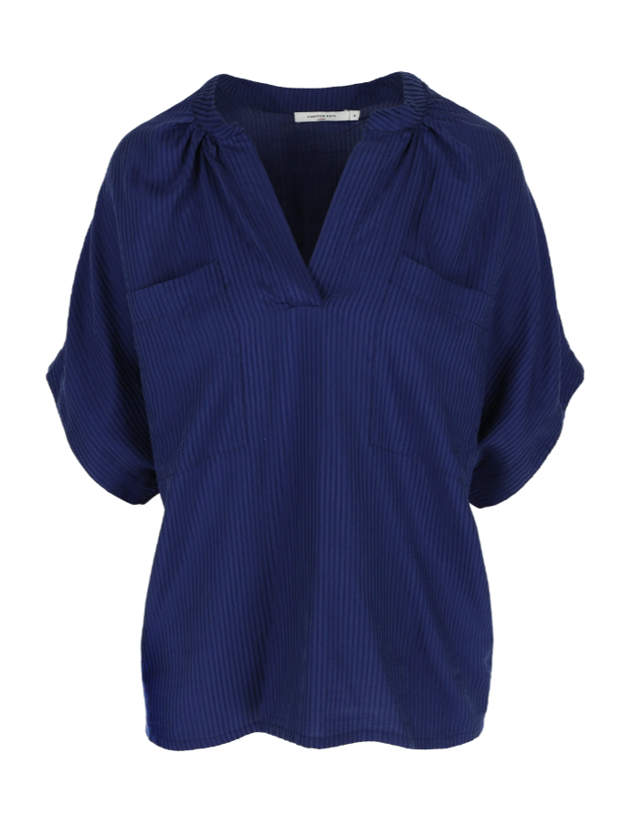Blouses korte mouw blauw Hampton Bays