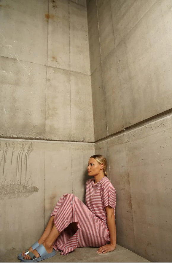 Jurken korte mouw rood Hampton Bays