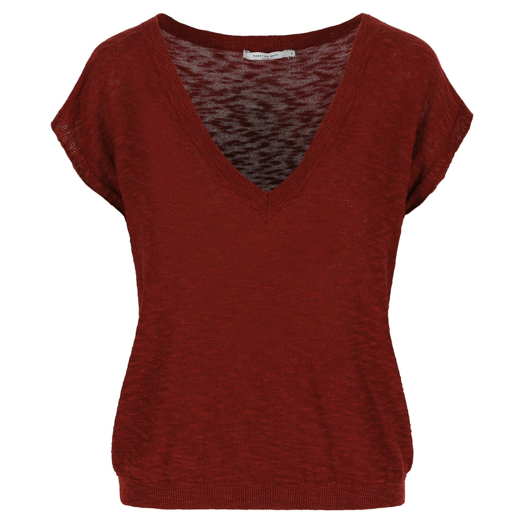 T-shirts korte mouw rood Hampton Bays