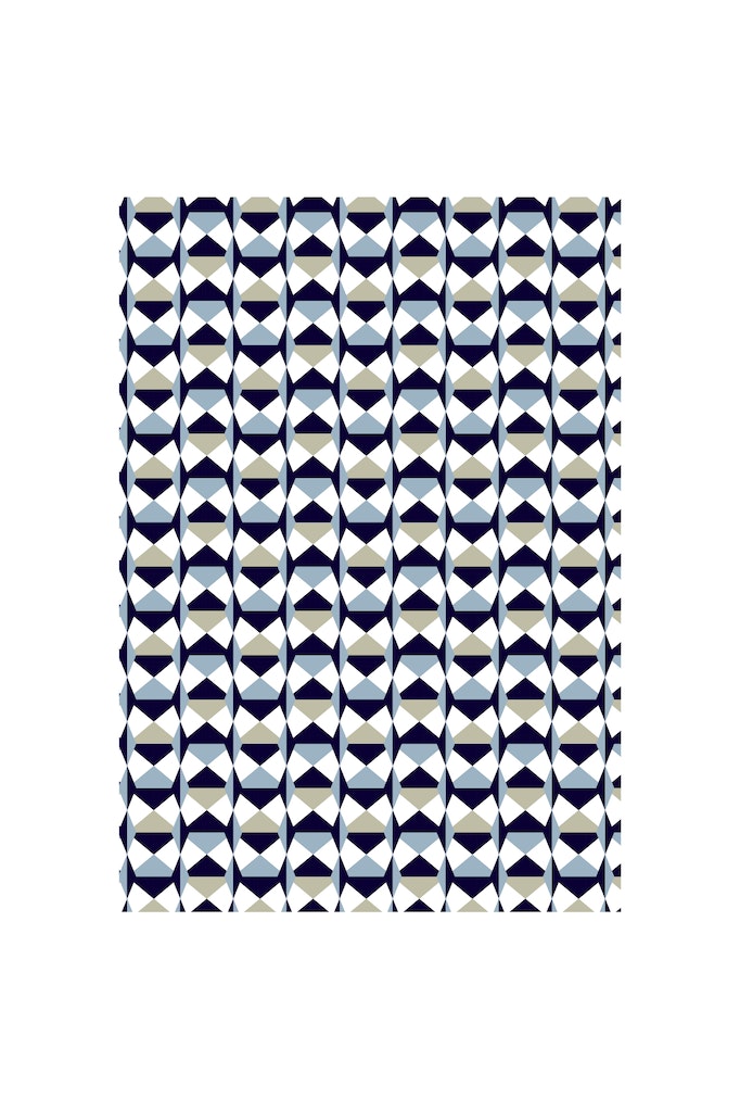 Hemden korte mouw blauw R.B. Boston