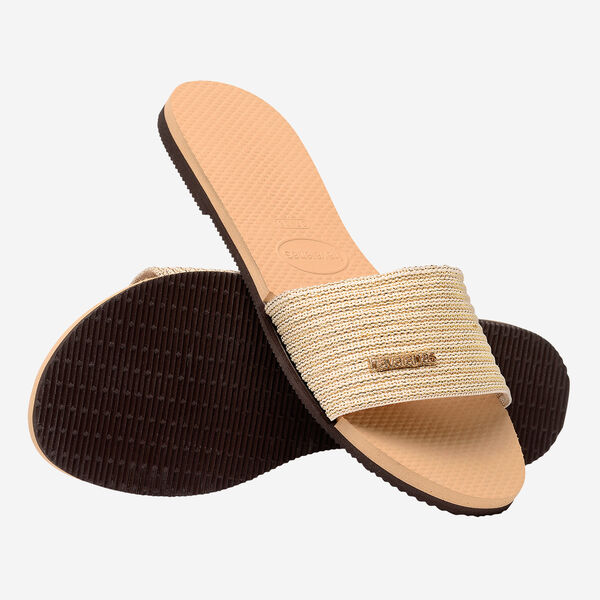 Slippers goud Havaianas