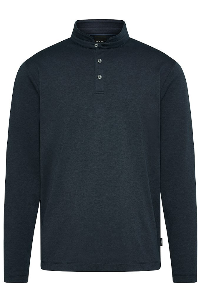 Polo's lange mouw navy Bugatti