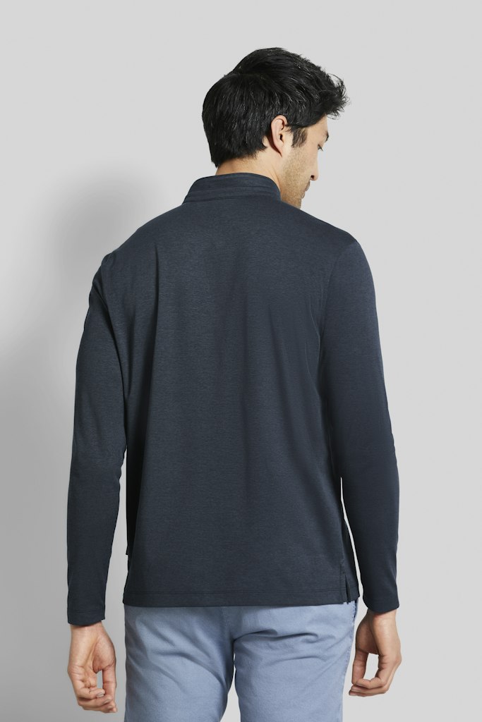 Polo's lange mouw navy Bugatti