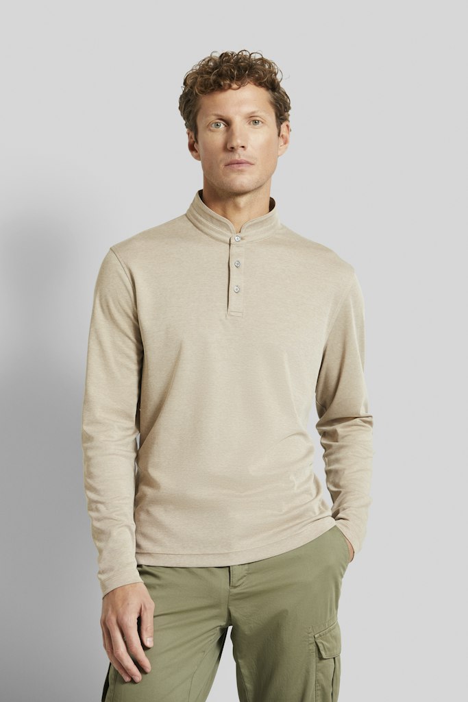 Polo's lange mouw bruin Bugatti