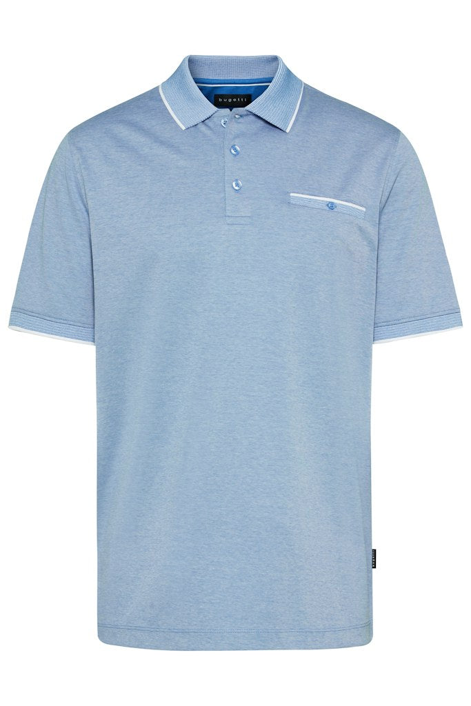 Polo's korte mouw blauw Bugatti