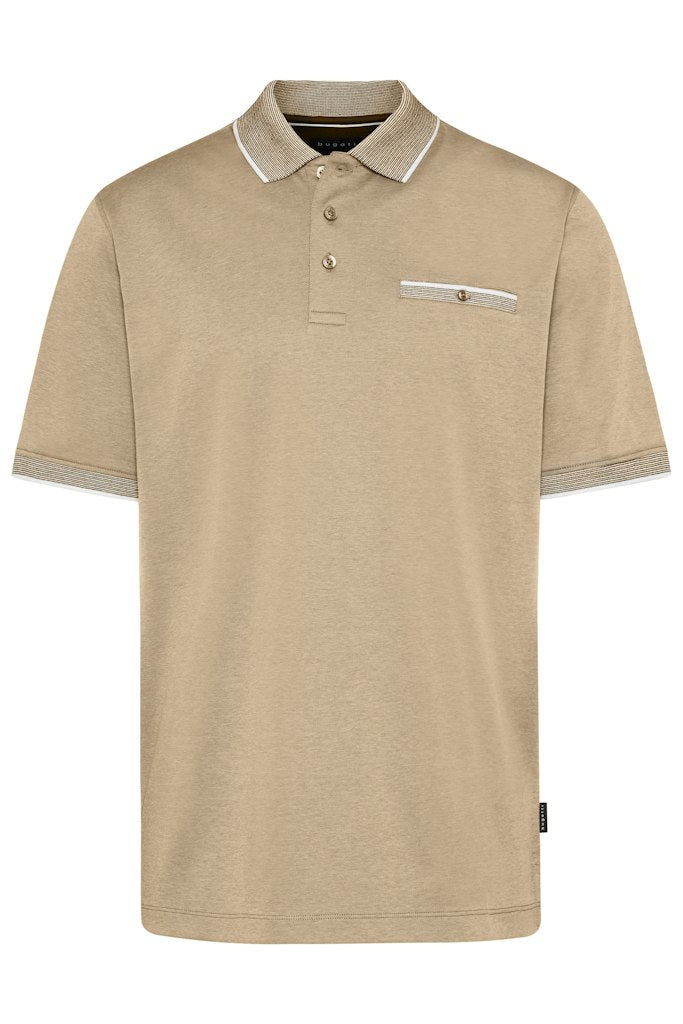 Polo's korte mouw bruin Bugatti