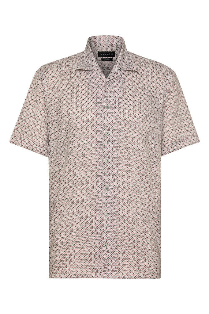 Hemden korte mouw groen Bugatti