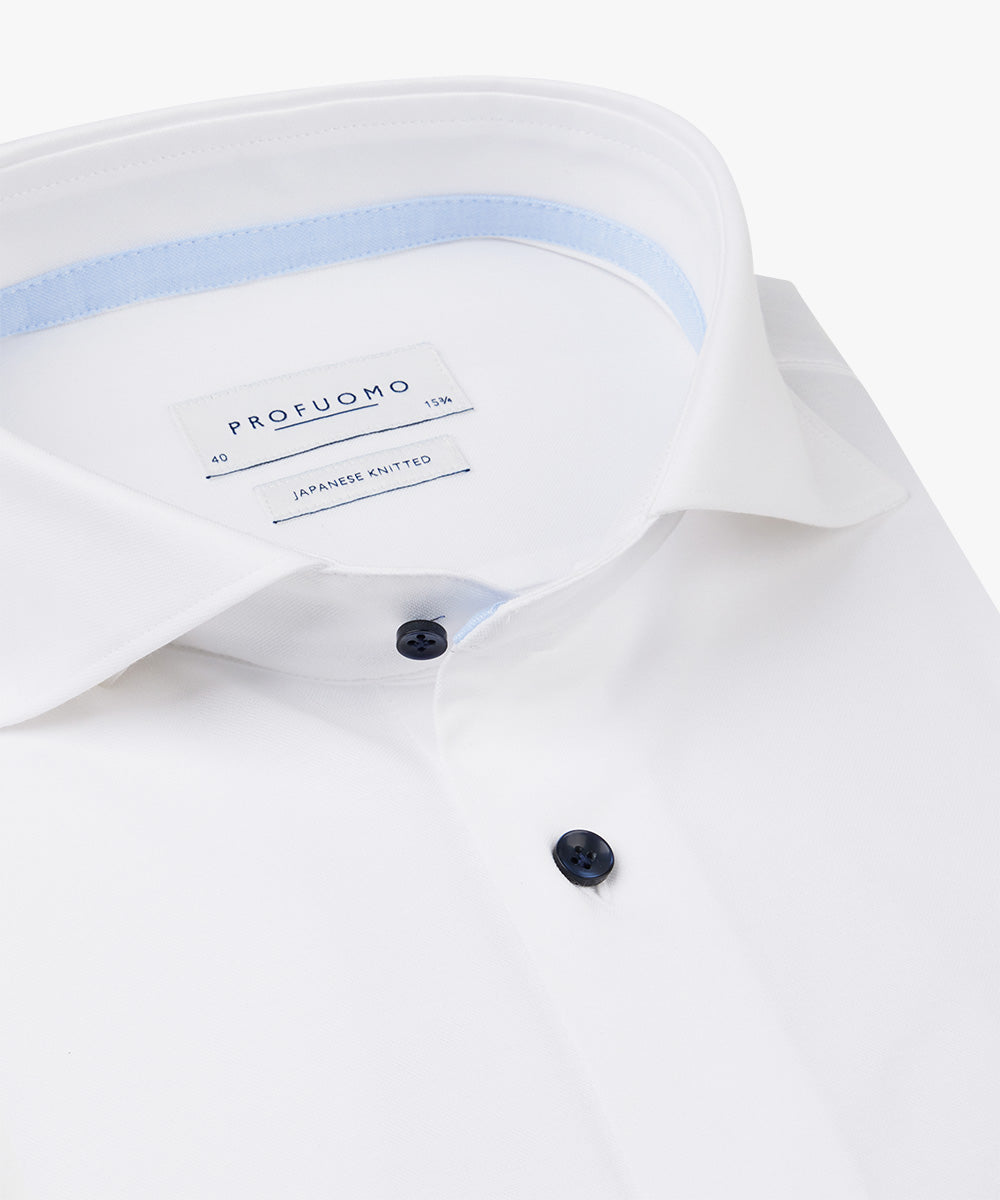 Hemden lange mouw wit Profuomo