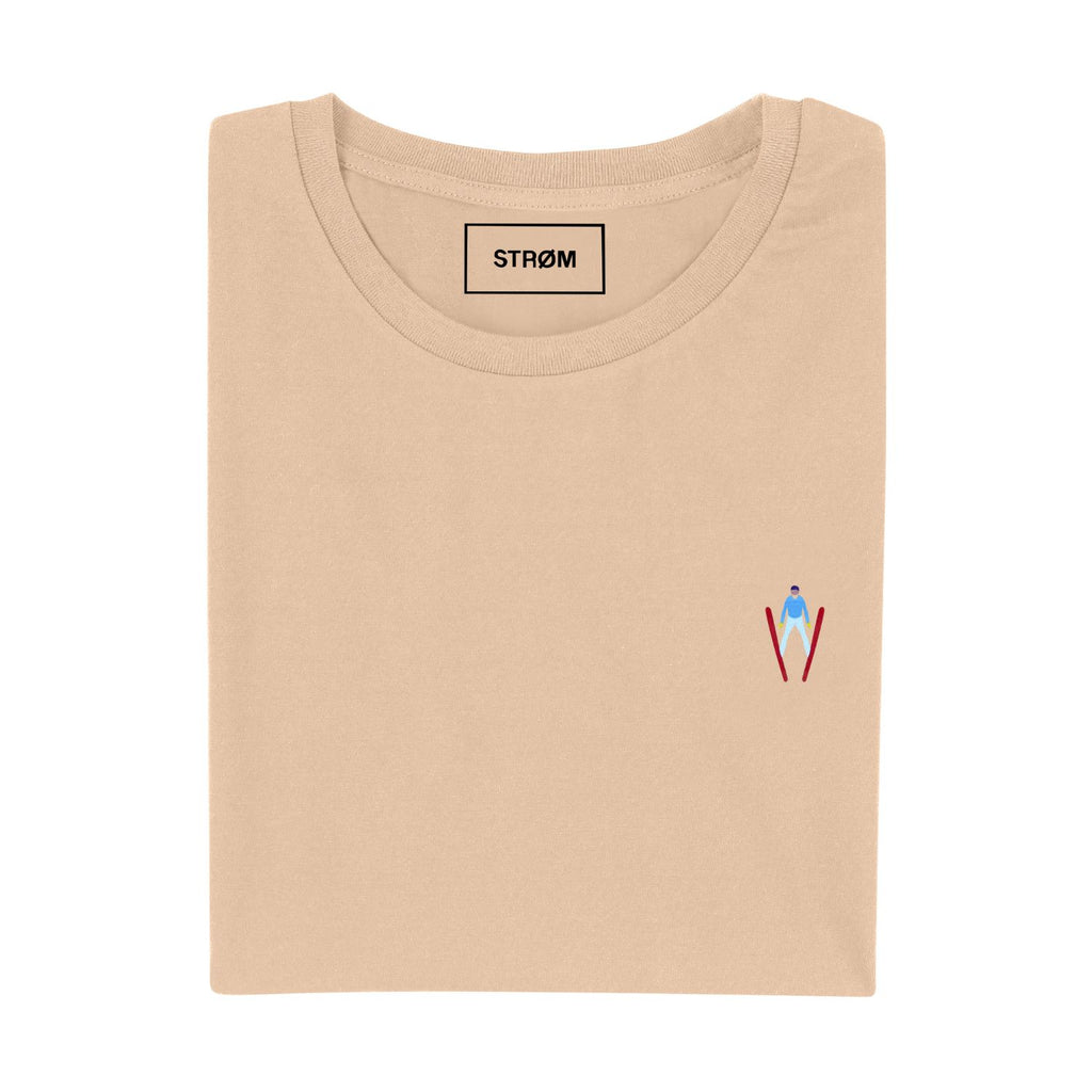 T-shirts korte mouw beige STRØM