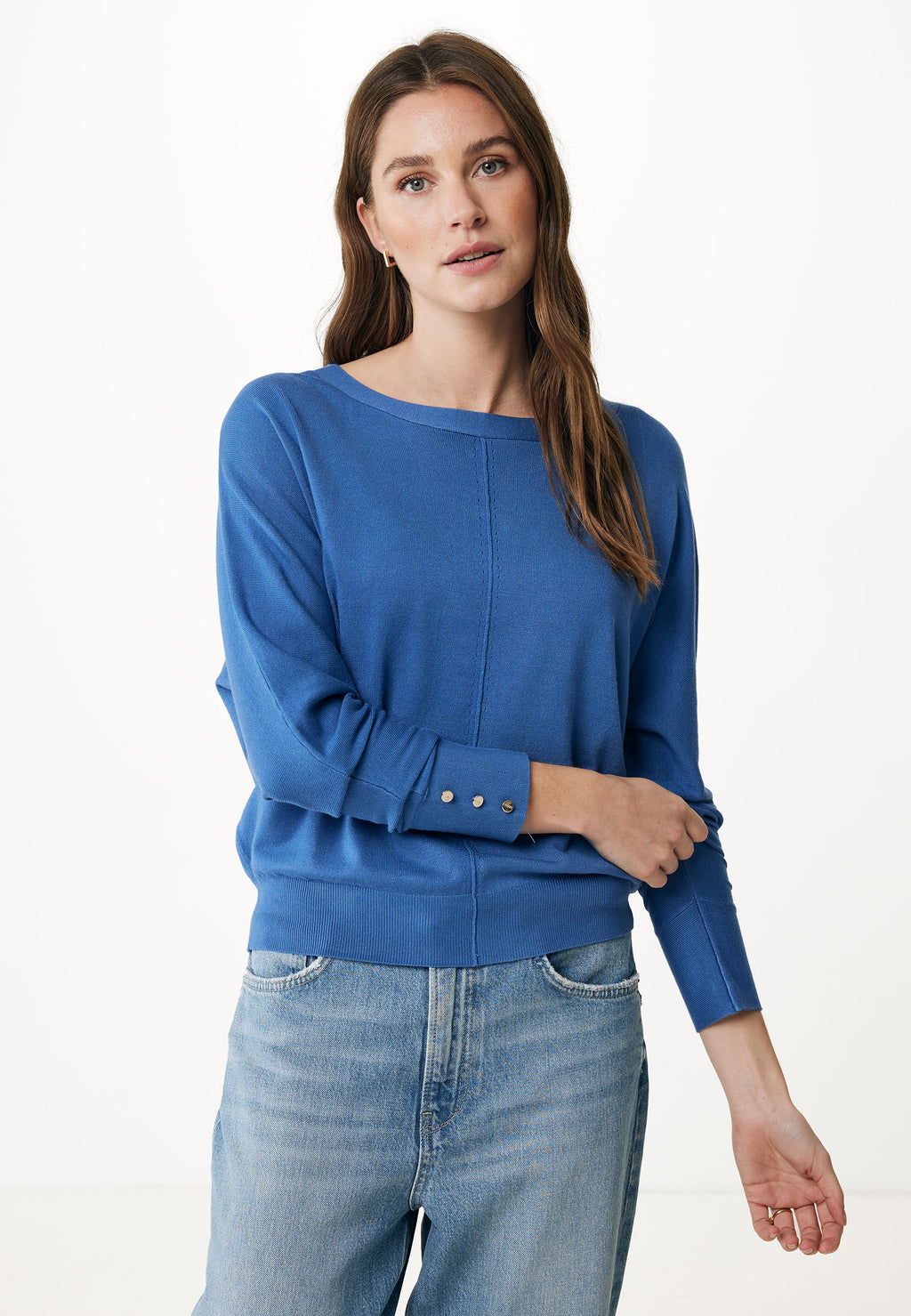 Pulls blauw Mexx