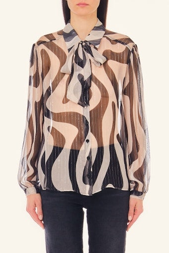 Blouses lange mouw beige Liu Jo