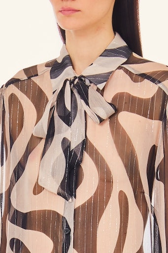 Blouses lange mouw beige Liu Jo