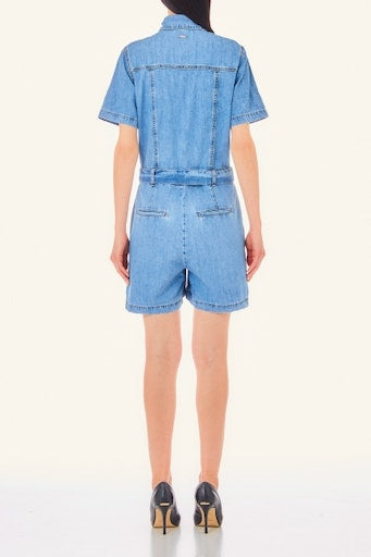 Jurken korte mouw blauw Liu Jo