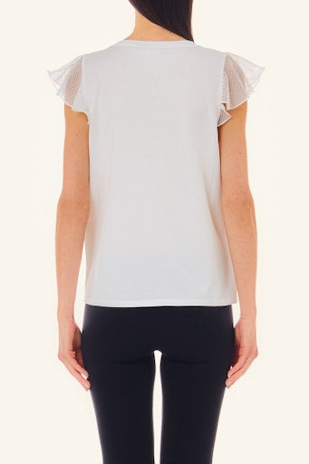 Blouses korte mouw wit Liu Jo