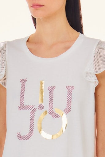 Blouses korte mouw wit Liu Jo