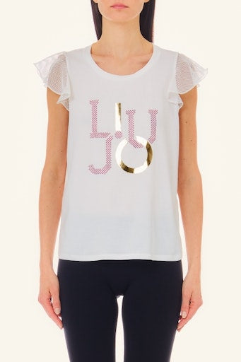 Blouses korte mouw wit Liu Jo