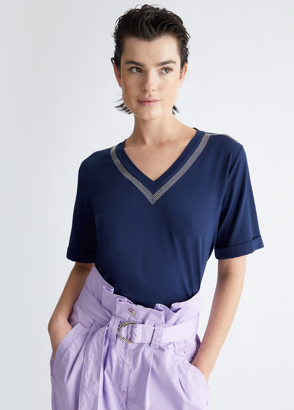 T-shirts korte mouw blauw Liu Jo