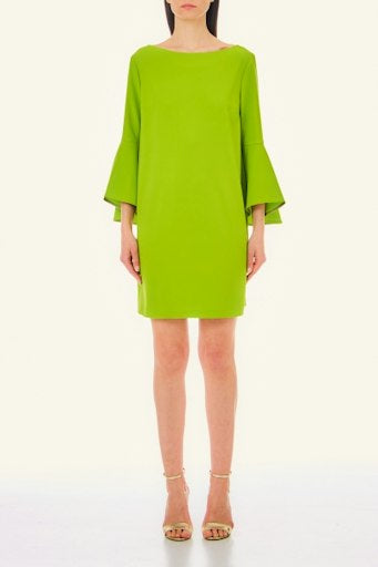 Jurken lange mouw groen Liu Jo Black