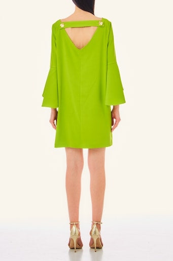 Jurken lange mouw groen Liu Jo Black