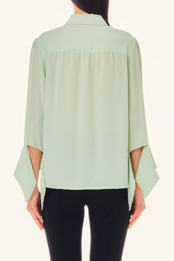 Blouses lange mouw groen Liu Jo Black