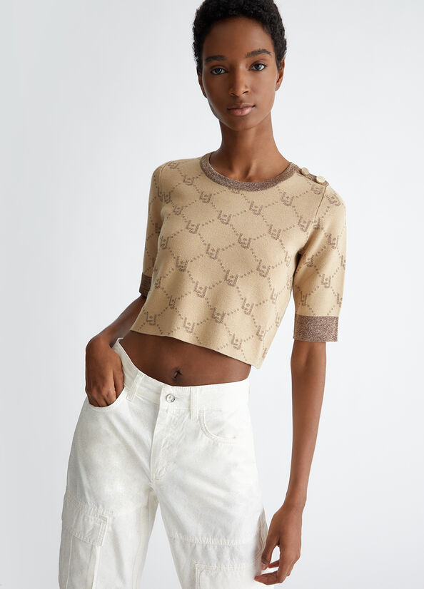 Sweaters paars Liu Jo