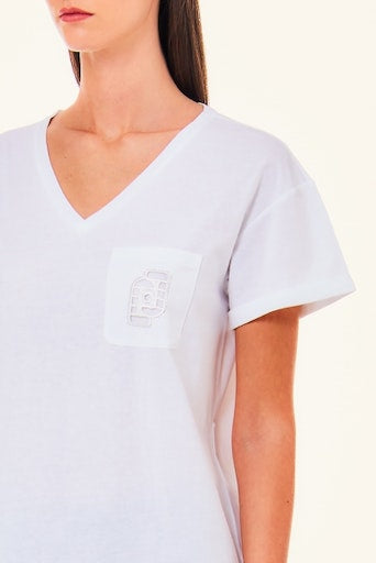 T-shirts korte mouw wit Liu Jo