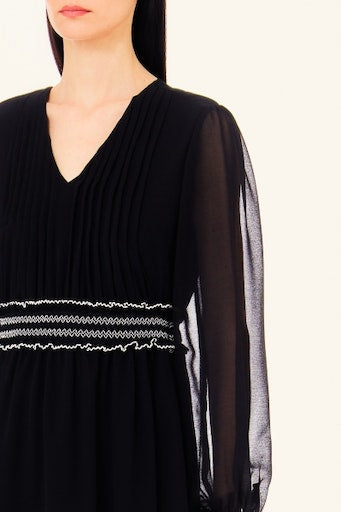 Jurken lange mouw zwart Liu Jo