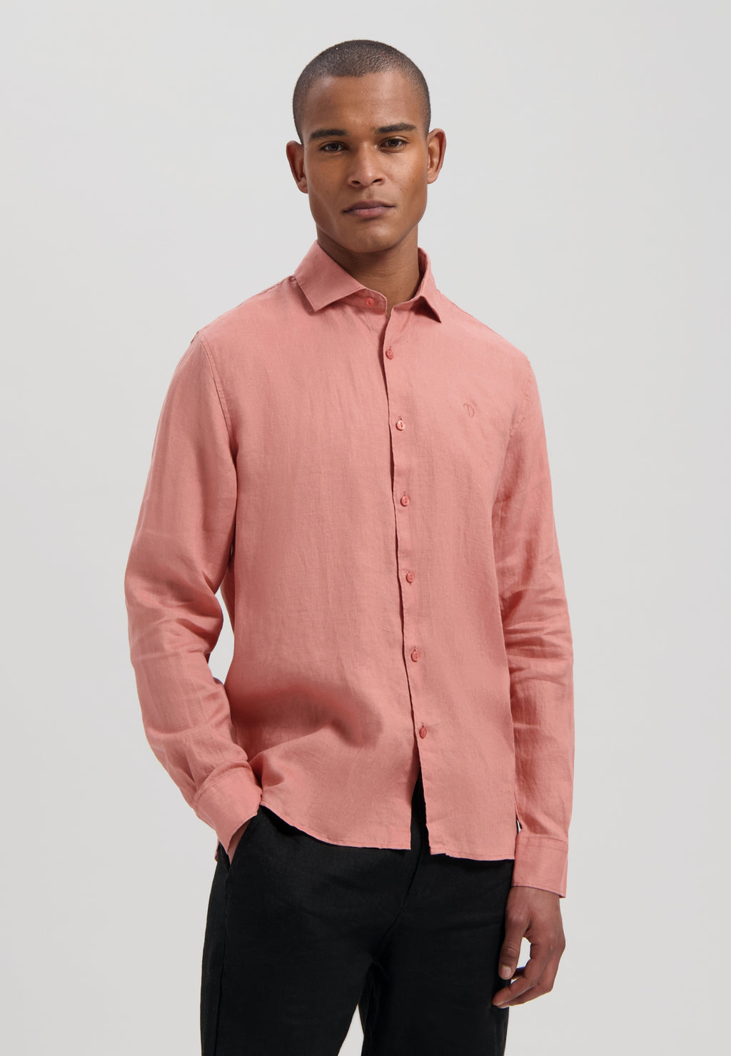 Hemden lange mouw roze Dstrezzed