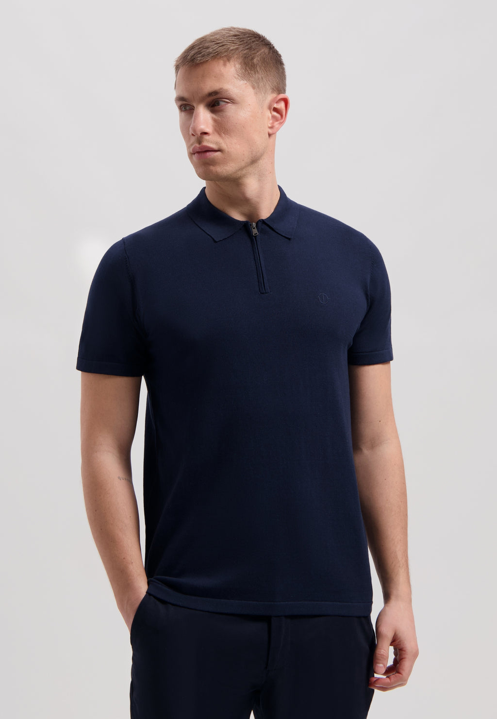 Polo's korte mouw navy Dstrezzed