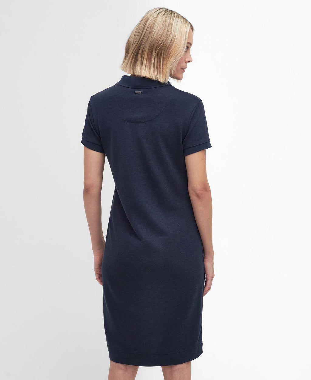 Jurken korte mouw navy Barbour