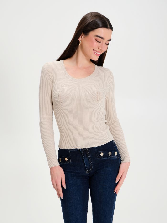 Pulls beige Rinascimento