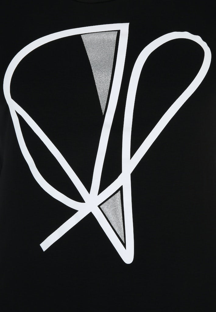 T-shirts korte mouw zwart Doris Streich
