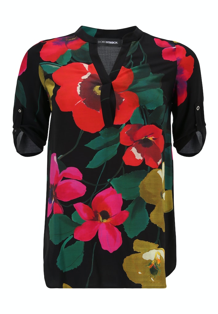 Blouses korte mouw multicolor Doris Streich