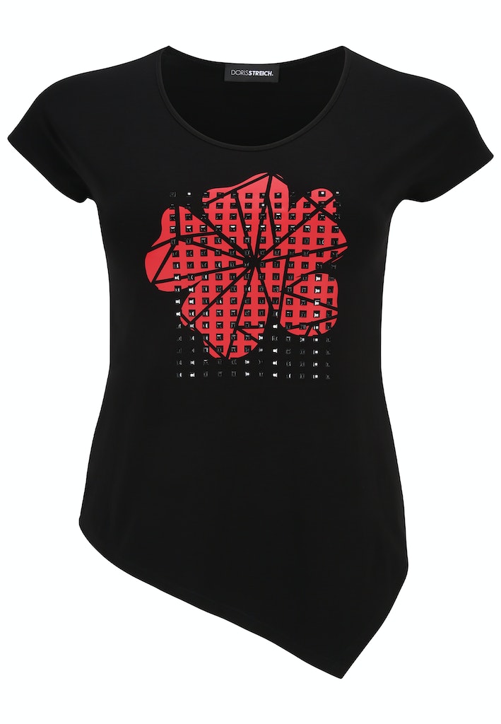 T-shirts korte mouw zwart Doris Streich