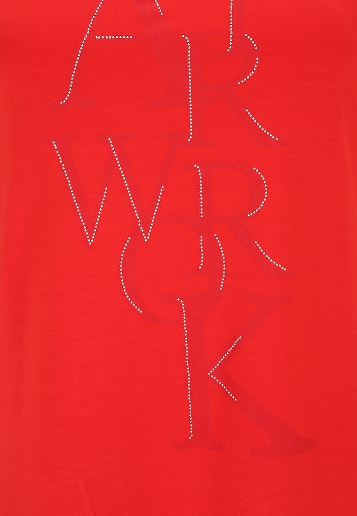 T-shirts korte mouw rood Doris Streich
