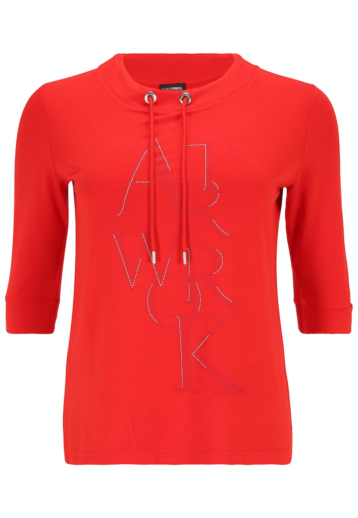 T-shirts korte mouw rood Doris Streich