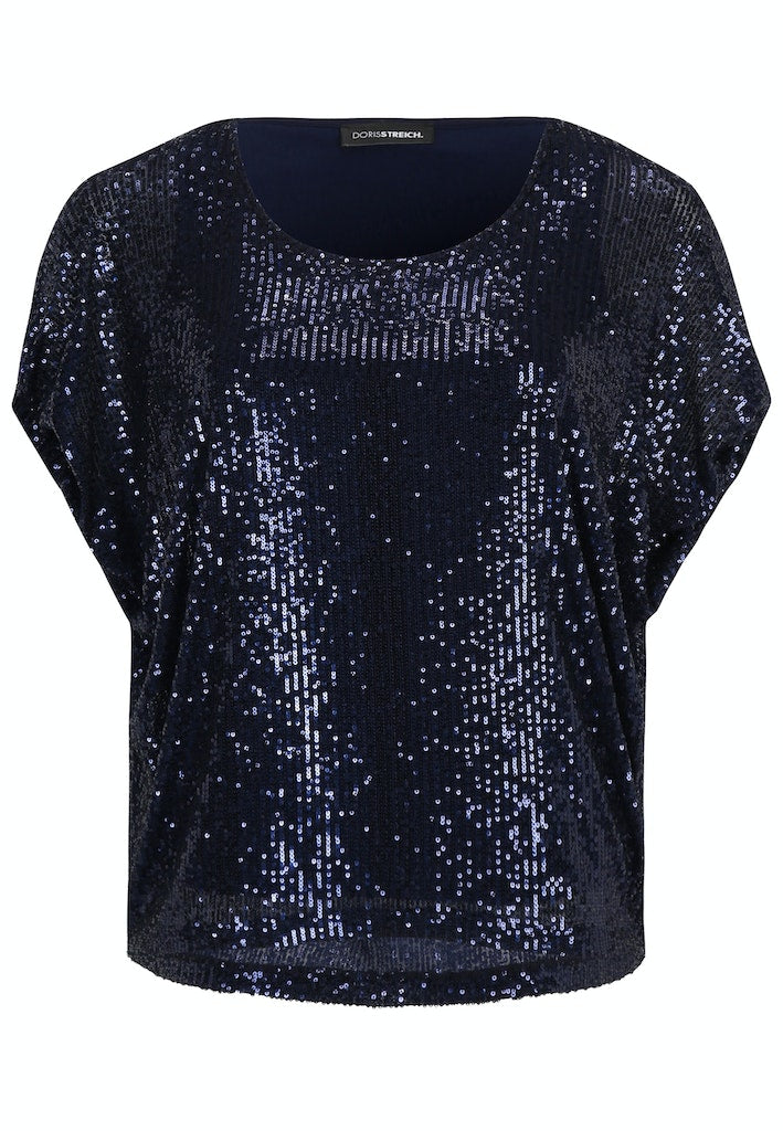 T-shirts korte mouw navy Doris Streich