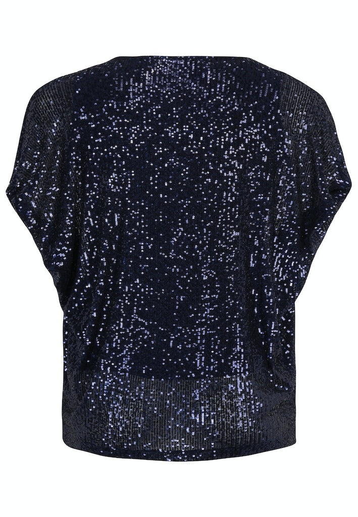 T-shirts korte mouw navy Doris Streich