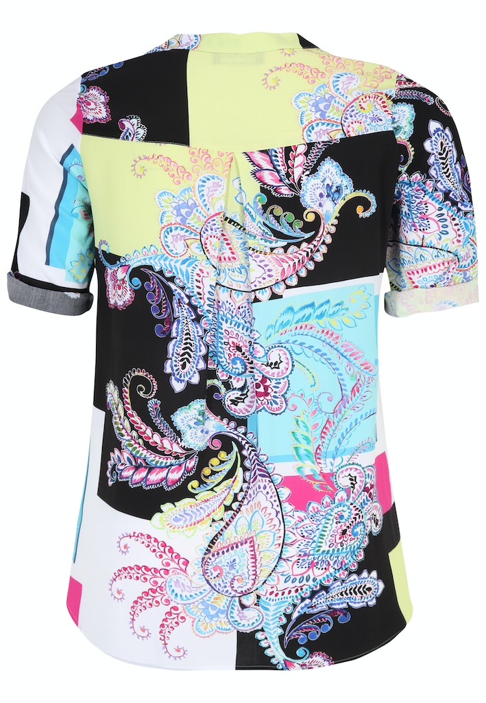 Blouses korte mouw multicolor Doris Streich