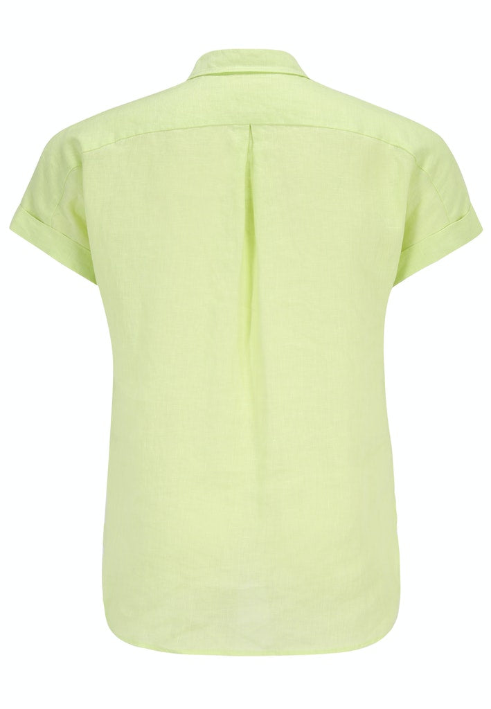 Blouses korte mouw geel Doris Streich