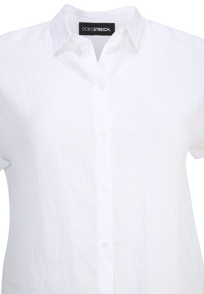 Blouses korte mouw wit Doris Streich