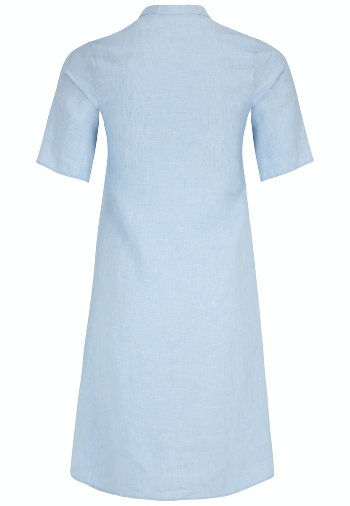 Jurken korte mouw blauw Doris Streich